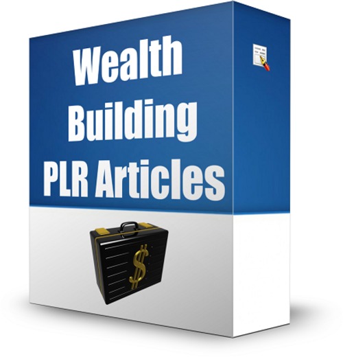 Product picture Wealth building PLR articles package
